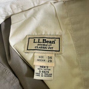 L.L. Bean Double Classic Fit 34Wx29L